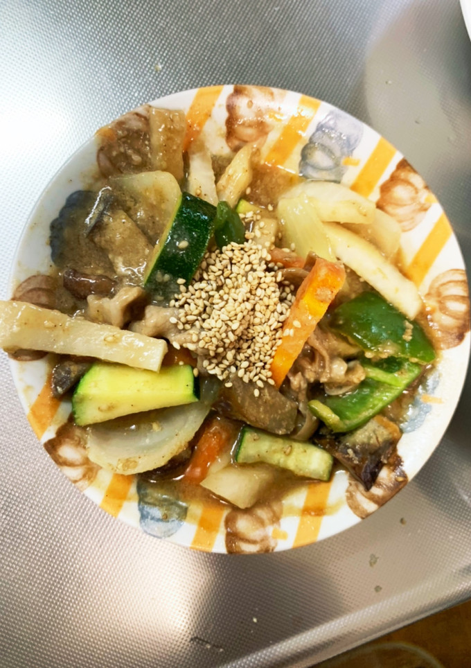 中濃ソースカツ丼味豚こま大根青椒肉絲風-レシピのメイン写真