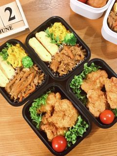 鶏唐揚げ弁当 22/6.2-レシピのメイン写真