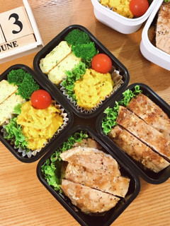 ポークステーキ弁当 22/6.3-レシピのメイン写真