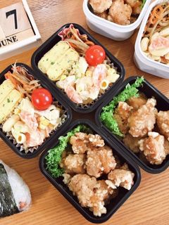 鶏胸肉の一口唐揚げ弁当 22/6.7-レシピのメイン写真