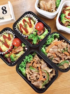 豚こまの甘辛炒め弁当 22/6.8-レシピのメイン写真