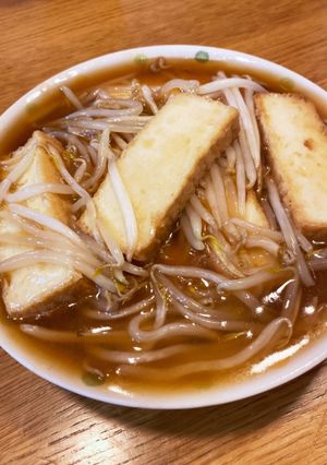 給料日前の厚揚げ煮-レシピのメイン写真