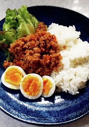 フライパン１つで簡単カフェ風キーマカレー-レシピのメイン写真