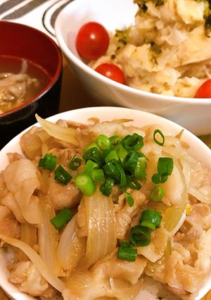 お助け!豚もやし丼ぶり-レシピのメイン写真