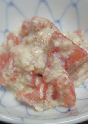 カンタン❣トマトのクリーミー白和え-レシピのメイン写真