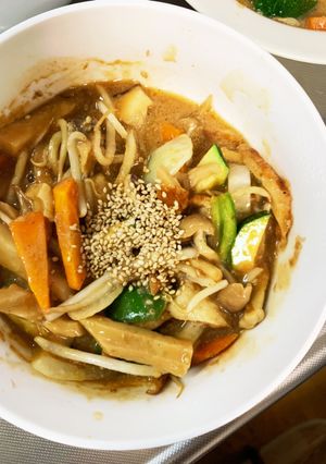 レンジ肉卵無チクワオイ炒飯味野菜炒め-レシピのメイン写真