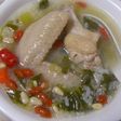 鶏スープの中華がゆ