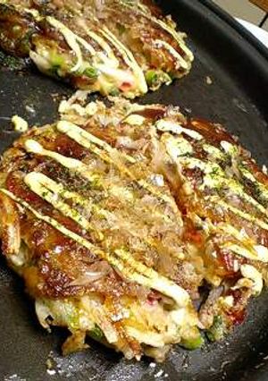 お好み焼き～牛すじ＆こんにゃく入り-レシピのメイン写真
