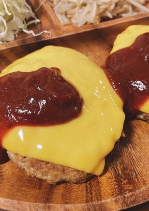 ハンバーグ-レシピのメイン写真