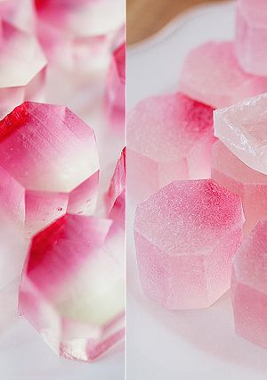 琥珀糖☆きらきらピンク色の砂糖菓子☆-レシピのメイン写真