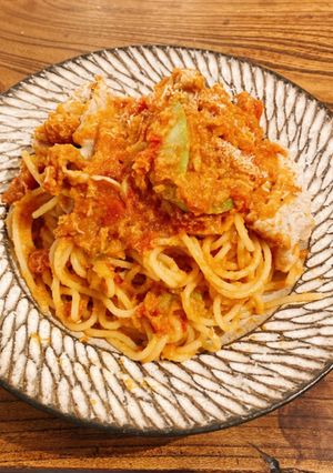 アボカドとトマトのクリーミーパスタ-レシピのメイン写真
