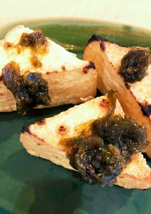 焼き厚揚げの岩のり乗せ-レシピのメイン写真