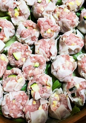夏野菜のしゅうまい-レシピのメイン写真