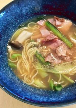 簡単！蒲焼きのタレを使った醤油ラーメン-レシピのメイン写真
