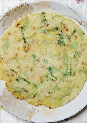 納豆ニラチヂミ-レシピのメイン写真