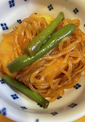 新じゃがいもと糸こんにゃくの煮物♪-レシピのメイン写真