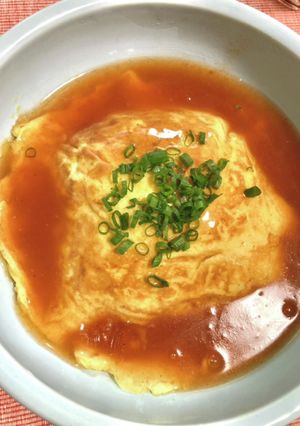 天津飯　甘酢餡だく　卵2個-レシピのメイン写真