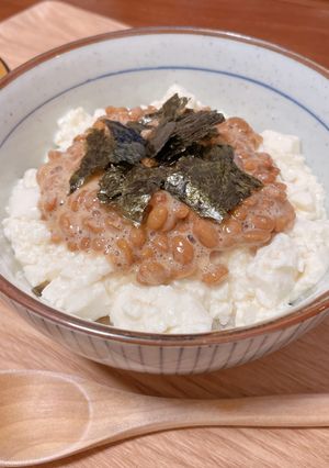 納豆とうふ丼-レシピのメイン写真