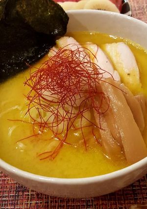 鶏ポタージュラーメン。(o^^o)♪-レシピのメイン写真
