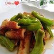 ししとうとちくわのバター麺つゆ炒め