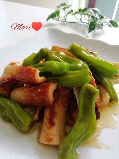 ししとうとちくわのバター麺つゆ炒め-レシピのメイン写真