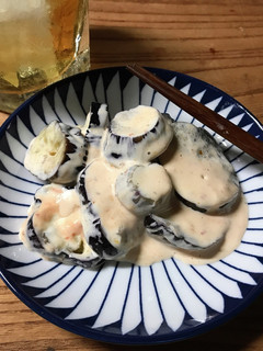 なすのピリ辛・豆板醤ラー油マヨネーズ和え-レシピのメイン写真