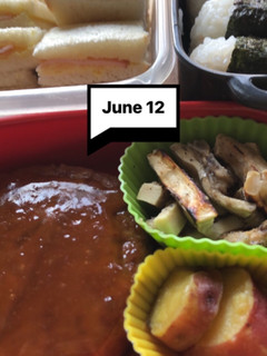 ヤツと私の弁当たまに娘 6/12-レシピのメイン写真