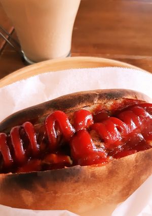 ほんのりカレー味ホットドッグ-レシピのメイン写真