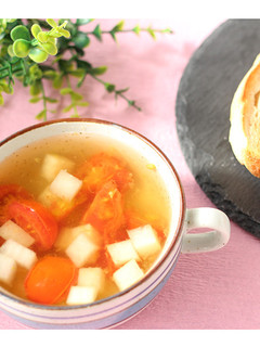 白だしで作る|大根&トマトのスープ-レシピのメイン写真