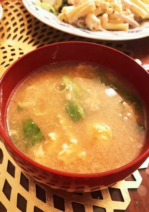 レタスと納豆のお味噌汁♪一杯で栄養満点！-レシピのメイン写真