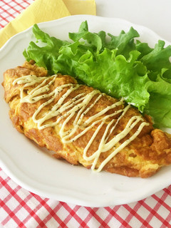 納豆オムレツ たんぱく質21g-レシピのメイン写真