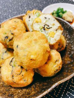 とうもろこしと枝豆のがんもどき-レシピのメイン写真