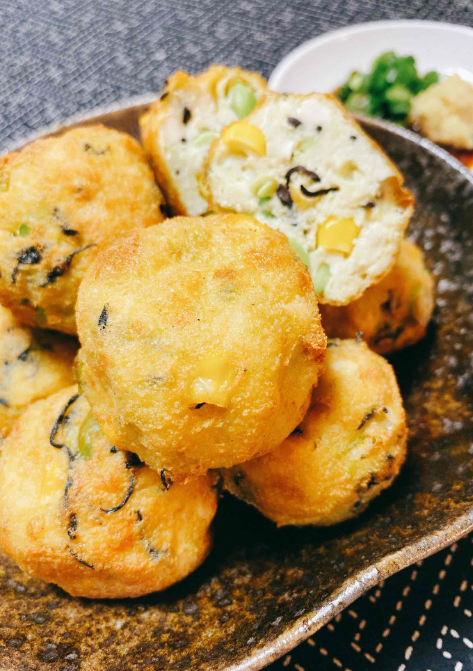 とうもろこしと枝豆のがんもどき-レシピのメイン写真