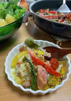 冷やご飯活用！イタリアンリゾット-レシピのメイン写真