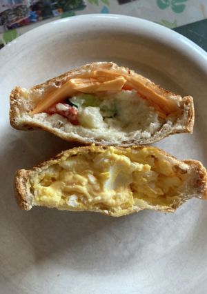 6枚切り食パンでポケットサンド-レシピのメイン写真
