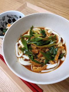 九条ねぎとおあげのカレーうどん-レシピのメイン写真