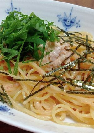 ツナマヨ明太子パスタ-レシピのメイン写真