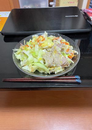 冷蔵庫にあった炒め-レシピのメイン写真