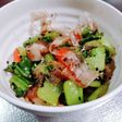 チンゲン菜とじゃこのお出し和え