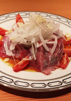 紀州ケンケン鰹のやみつきカルパッチョ-レシピのメイン写真