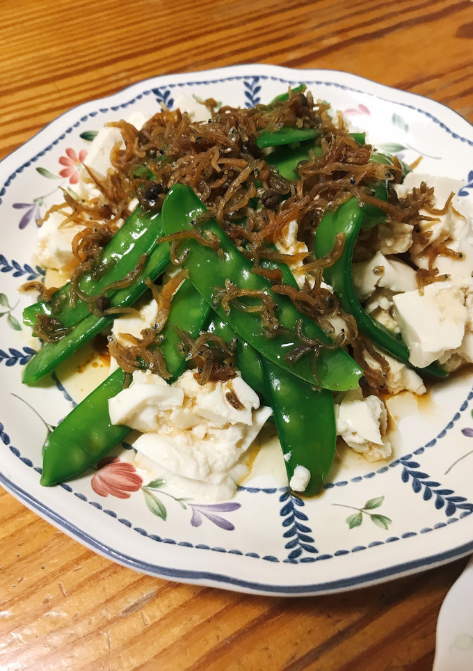 豆腐と絹さやの白和え-レシピのメイン写真