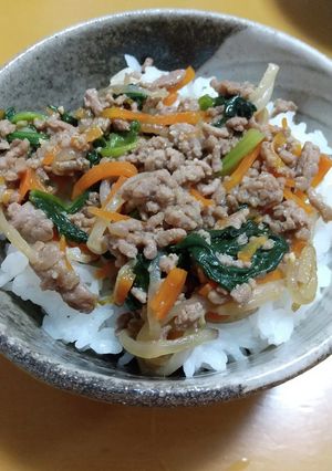 ビビンバ風炒め-レシピのメイン写真