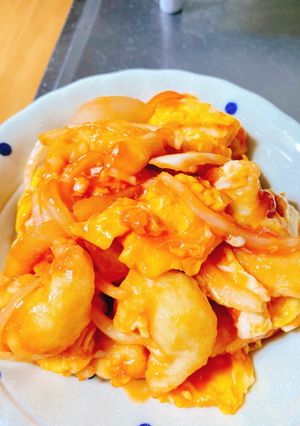 辛くない卵エビチリ-レシピのメイン写真