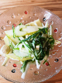 りんごと水菜のサラダ(●´ω`●)-レシピのメイン写真