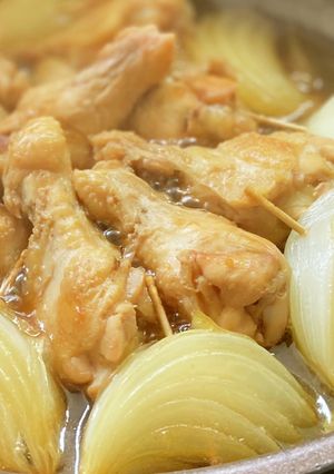 (σ・∀・)σ手羽元・玉ネギ★ほろほろ煮-レシピのメイン写真