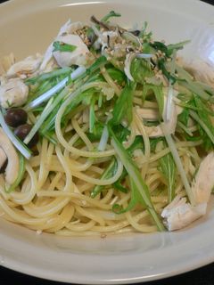 ☆ささみと水菜の柚子胡椒パスタ☆-レシピのメイン写真