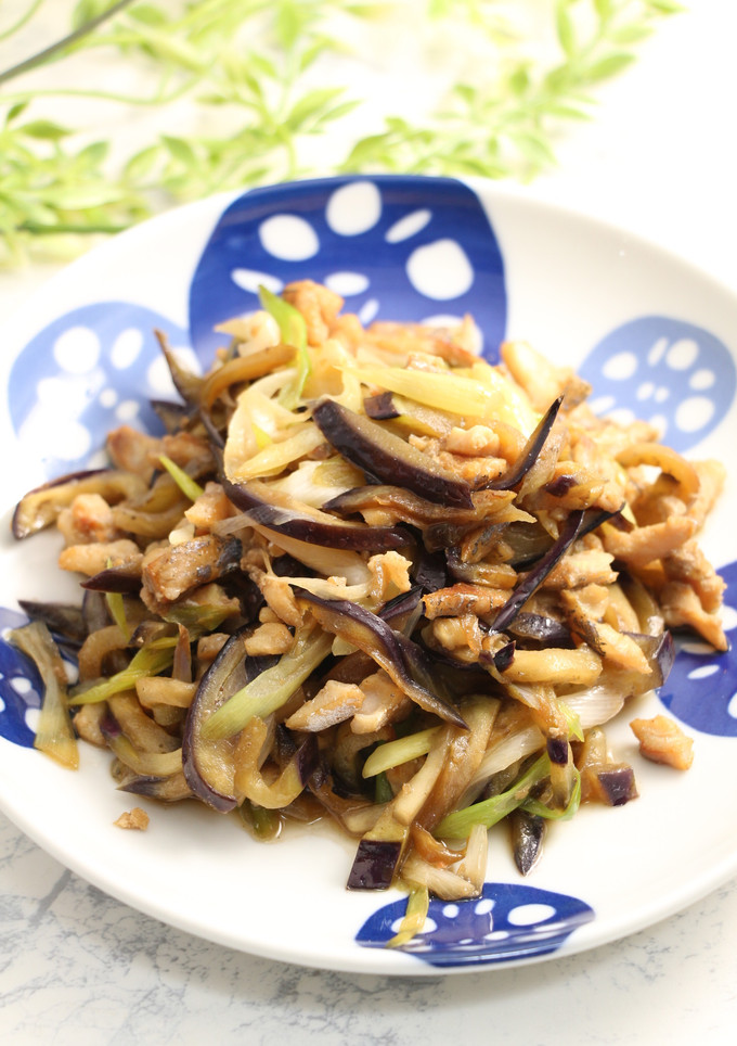 簡単！茄子と鯵のしょうが焼き-レシピのメイン写真