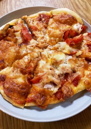 安い米粉で、グルテンフリーピザ-レシピのメイン写真