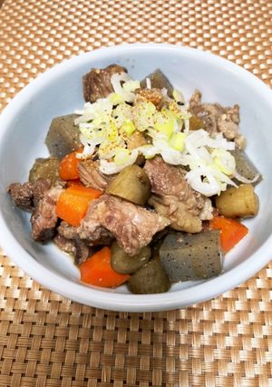 お酒のアテに☆豚かしら煮込み-レシピのメイン写真