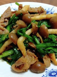 豚肉とにらのごまにんにく炒め-レシピのメイン写真